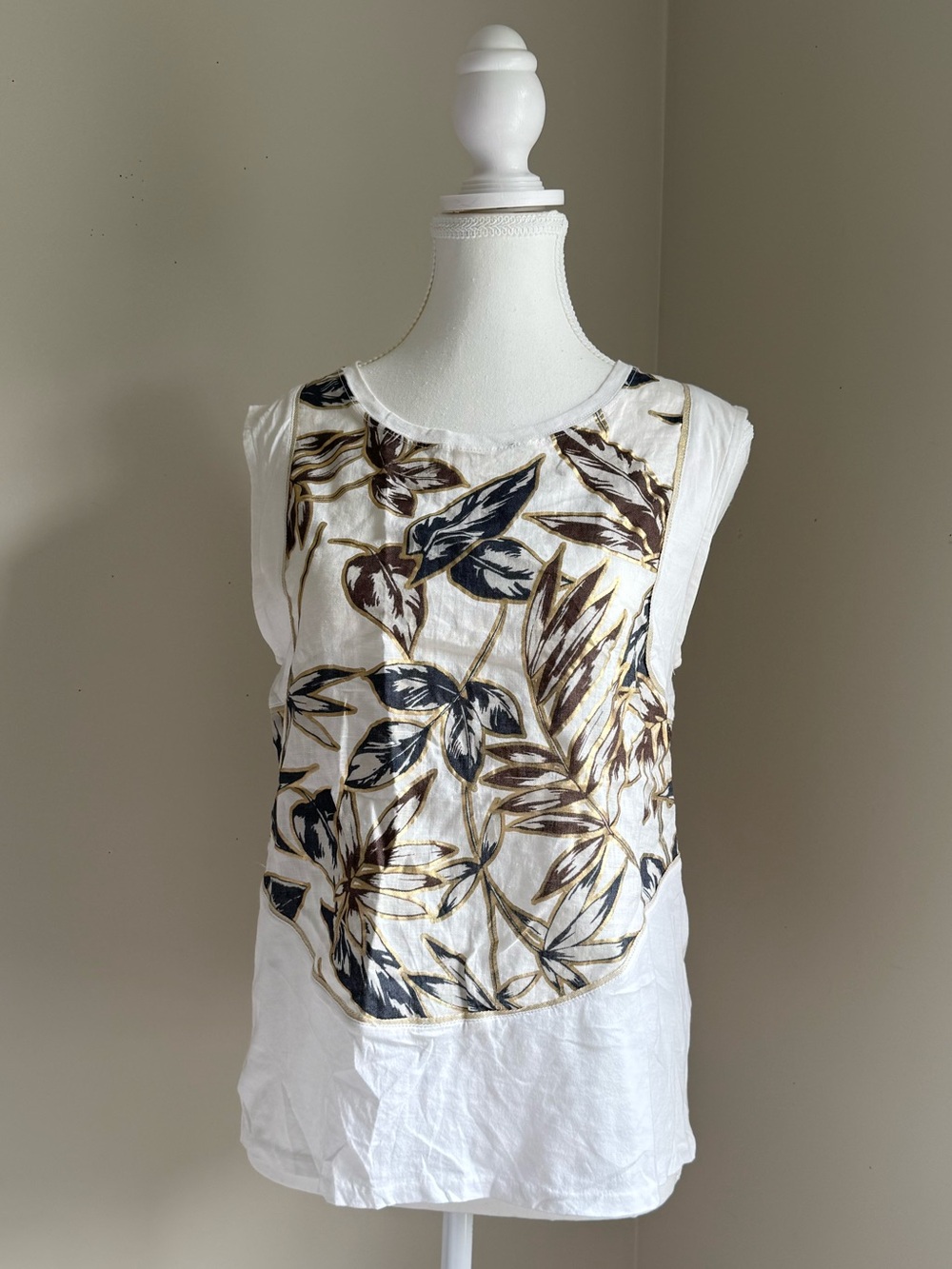 J. Crew Linen Top - Picture 7 of 9